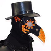 Steampunk Plague Doctor Mask - Medieval Halloween Party Costume Prop - Coscosmos